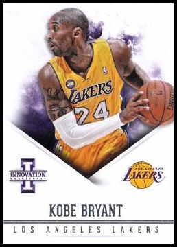 2012-13 Panini Innovation 53 Kobe Bryant